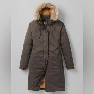 Prana Betania Long Jacket, black olive